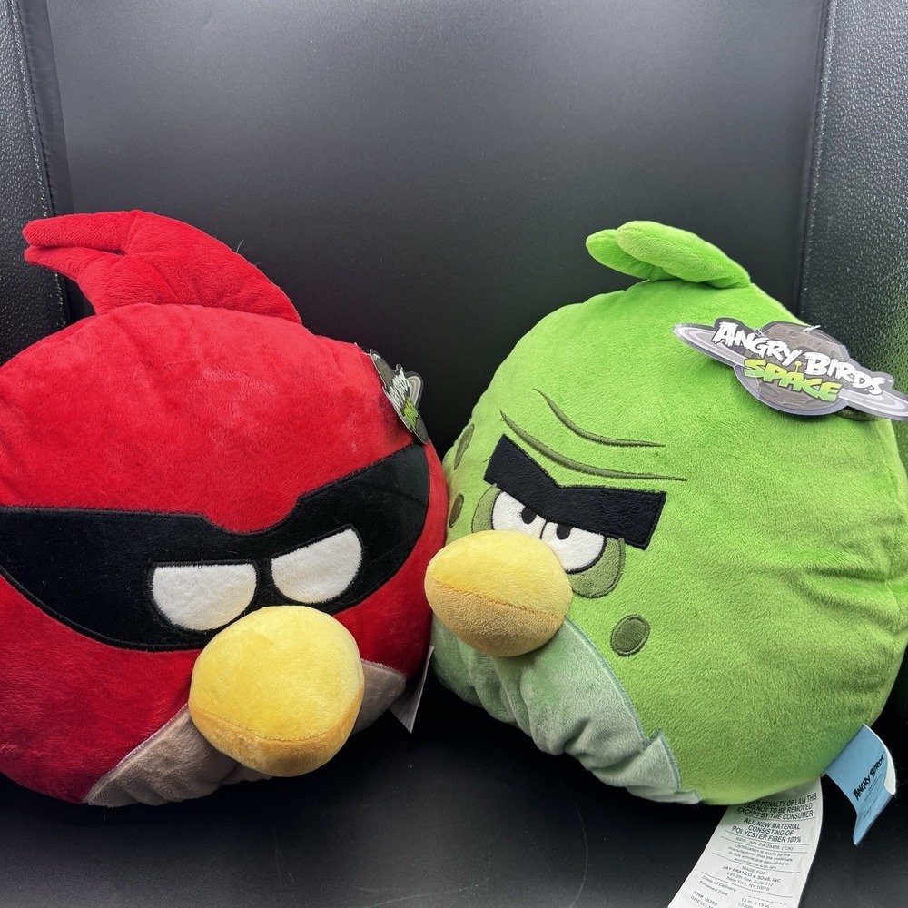 Angry Birds Space | Plush | Decorative Pillow | Bundle | New with Tags